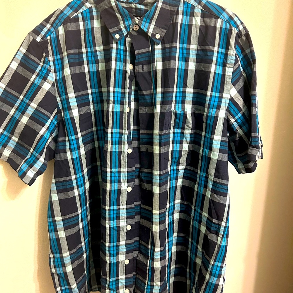 George button down men’s short sleeve
